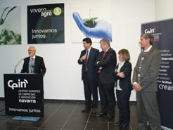 Inauguración de la empresa Sanygran en Tudela