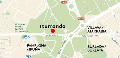 Ubicación del centro Iturrondo.