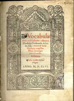 Vocabularium ecclesiasticum