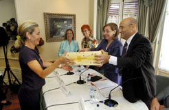 Entrega de premios del concurso para ex fumadores 