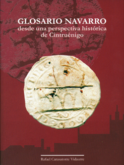 Portada del libro &quot;Glosario navarro&quot;