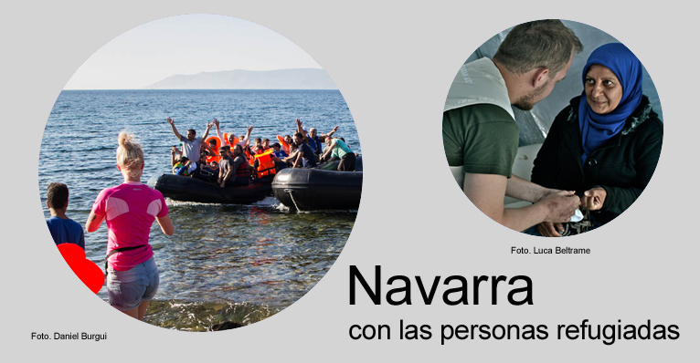 Navarra con los refugiados