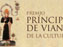 Premio Principe de Viana cultura 2018
