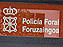 Cartel Policía Foral