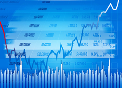 Gráfico con indicadores económicos.