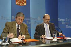 Firma del convenio 