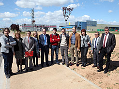 El vicepresidente Ayerdi y el alcalde de Tudela han visitado el polígono.