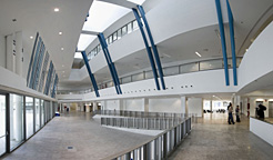 Interior de la Biblioteca General y Filmoteca de Navarra