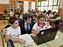 El consejero Iribas con alumnos