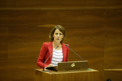 Un momento de la intervención de la Presidenta.