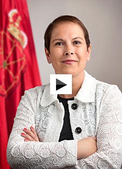 La Presidenta de Navarra, Uxue Barkos. 