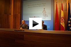 El director General de Salud, Luis Gabilondo, y el director del Servicio de Ciudadanía Sanitaria, Lázaro Elizalde.