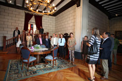 Cortesko gaztelua zaharberritzeko inaugurazioa