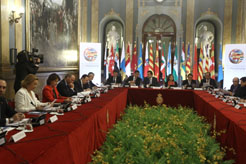 La Presidenta Barcina asiste a la Conferencia de Presidentes de Comunidades Autónomas en el Senado.