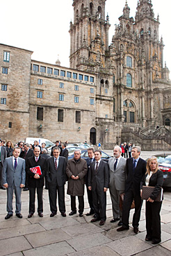 Encuentro de Comunidades Autónomas en Santiago de Compostela.