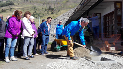 Inicio obras refugio Belagua