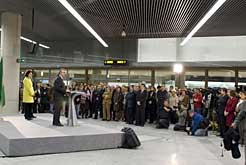 Inauguraci&#243;n de la estaci&#243;n de autobuses de Pamplona