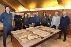 Ezkerretik eskuinera, Irurtia, Martínez Ávala, Herrera kontseilari, Lacarra, Jiménez, Otondo, Salbarredi, Segura eta Llansó.  