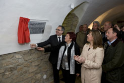 Acto de inauguraci&#243;n de la casa consistorial y consultorio m&#233;dico. 