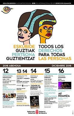 Portada del programa de actividades.