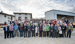 La consejera Salanueva inaugura la plaza Mayor del casco viejo de Beriáin