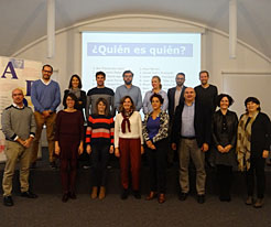 Representantes de las empresas, de CEIN y de Aedipe. 