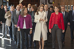 Agintarien iritsiera.