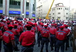 Dispositivo de la Policía Foral para los Sanfermines.