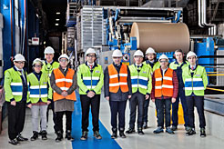 Interior de las instalaciones de Smurfit Kappa.