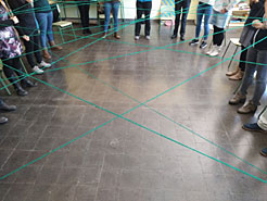 Actividad en uno de los talleres educativos.