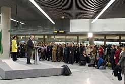  Iruñeko autobus geltoki berriaren inaugurazioa