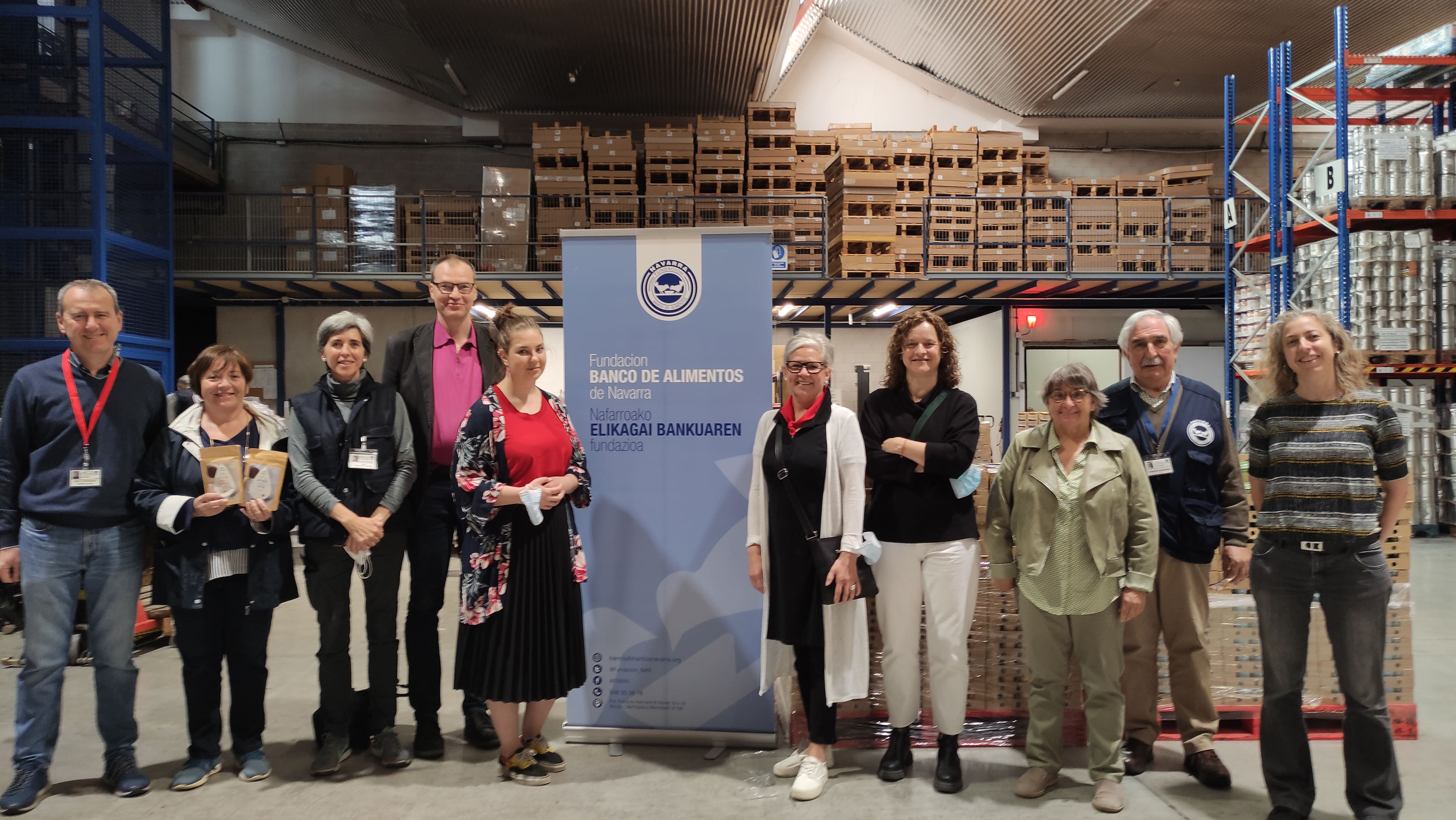 Una delegación finlandesa visita Navarra para conocer varias iniciativas desarrolladas en la Comunidad Foral en torno al desperdicio alimentario