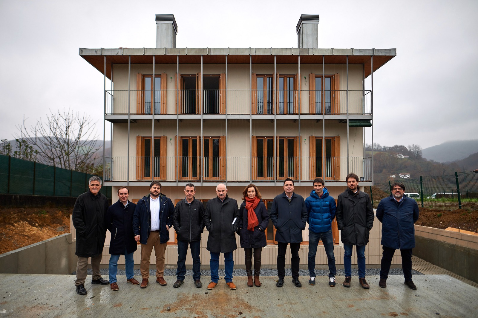 Bera acoge la primera promoción de vivienda pública de alquiler construida en madera y de alta eficiencia energética