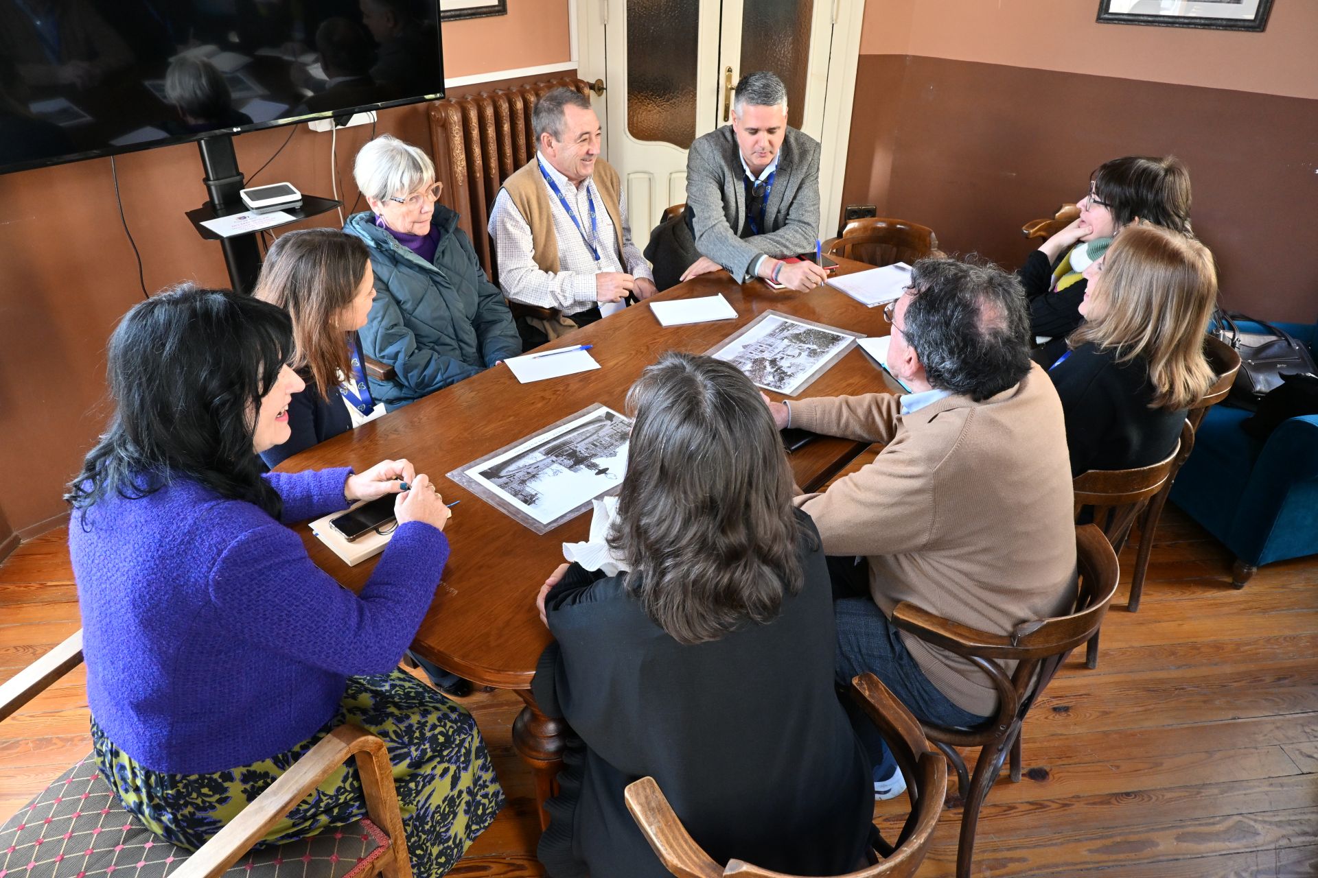 Reunión celebrada en Huesca para tratar la candidatura de Pax Avant