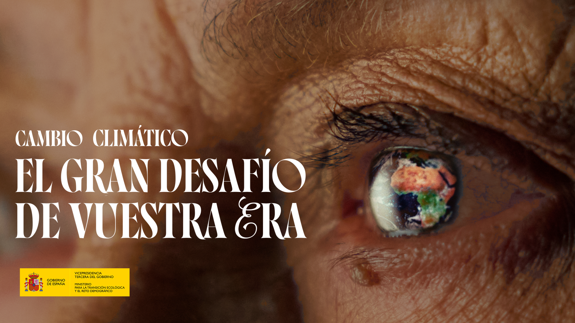 El MITECO lanza la primera campaña de concienciación sobre cambio climático del Gobierno de España. Titulada 'Cambio climático, el gran desafío de vuestra era', apela a la ciudadanía desde un tono positivo y de llamada a la acción colectiva