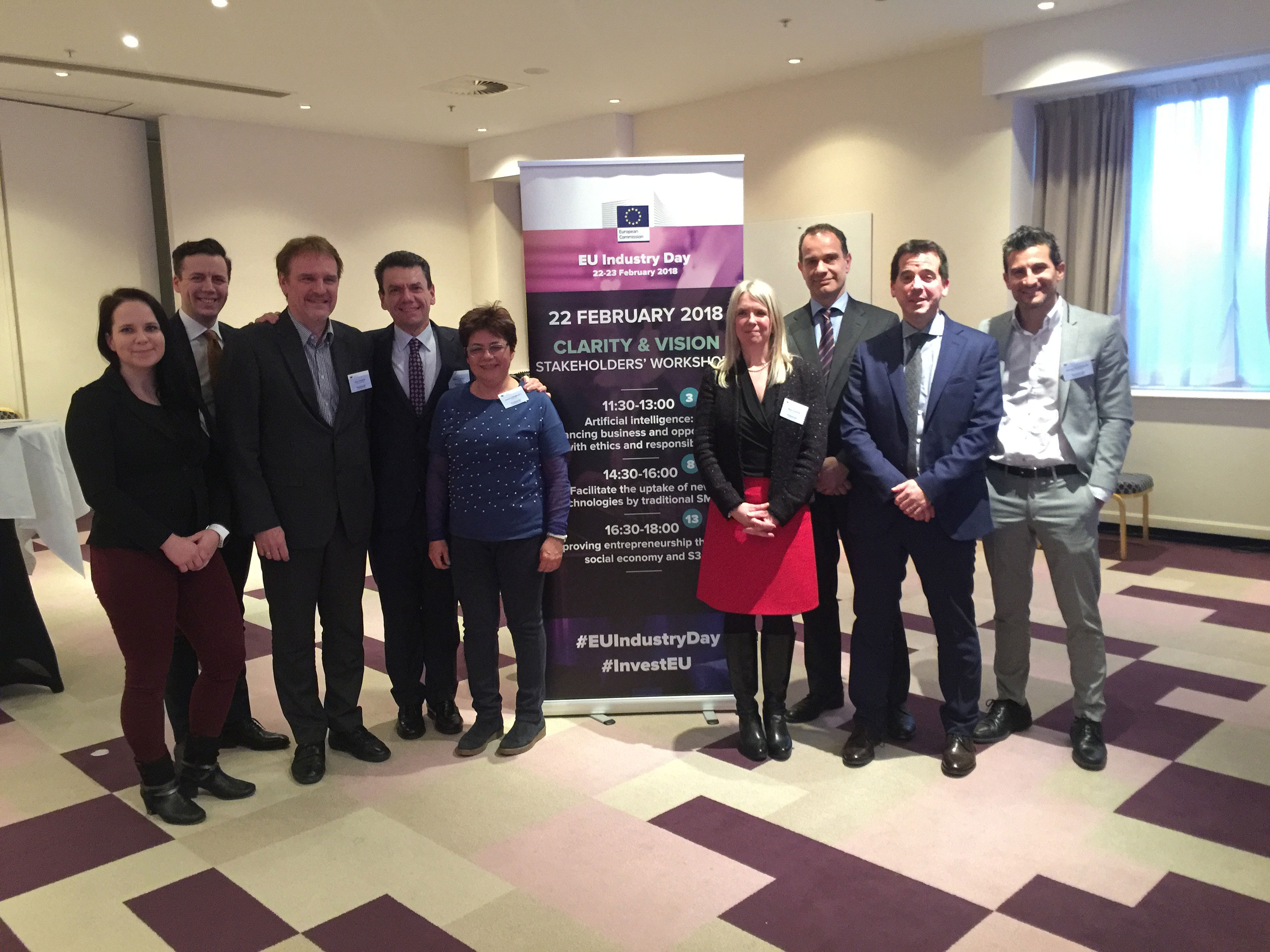 La Delegación del Gobierno en Europa, que preside Mikel Irujo, participa en 
la presentación de una jornada sobre economía social.