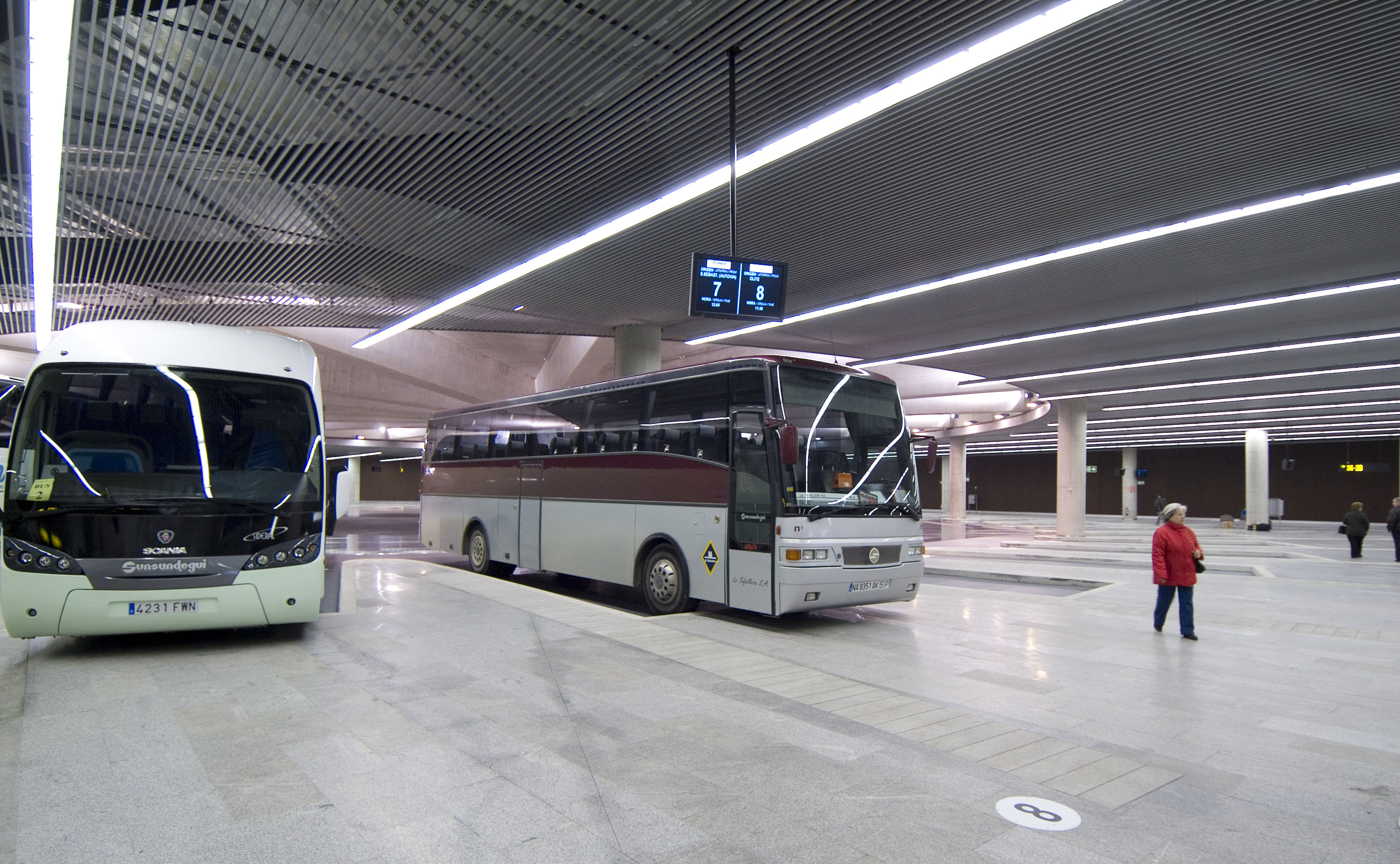 Estación de autobuses de Pamplona.