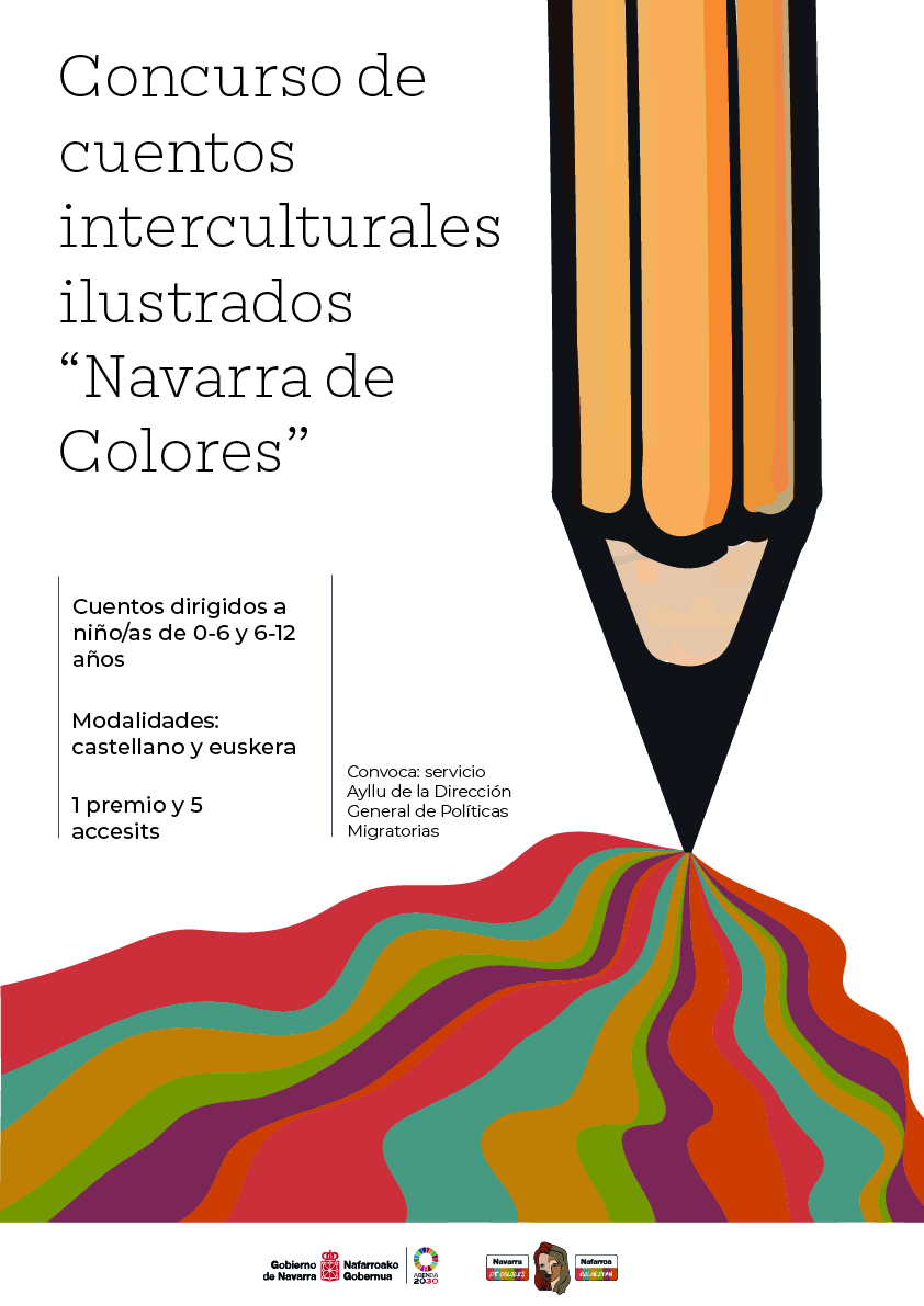 El Gobierno de Navarra convoca el concurso de cuentos infantiles  interculturales ilustrados “Navarra de Colores”