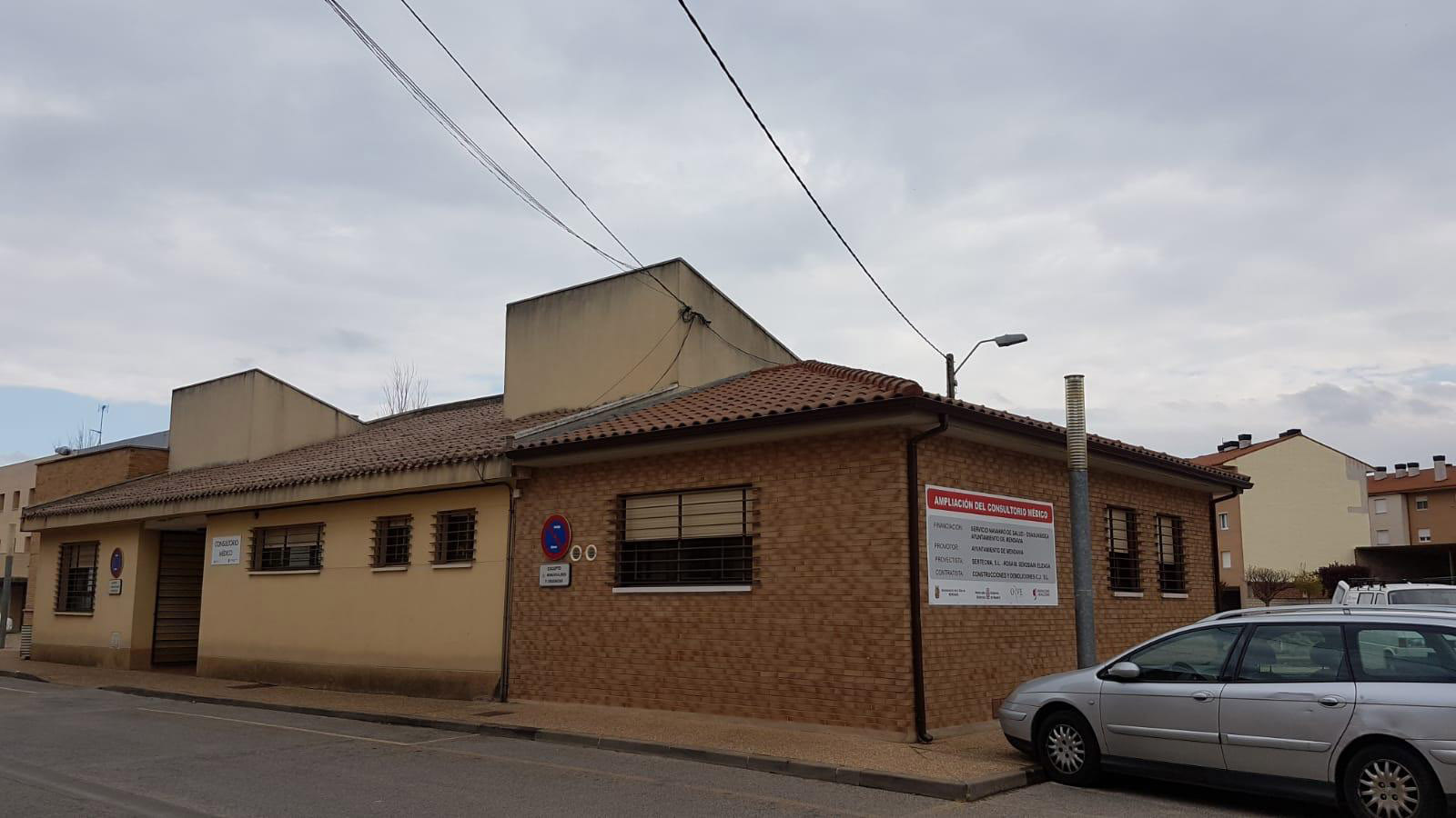 Parte exterior del consultorio 