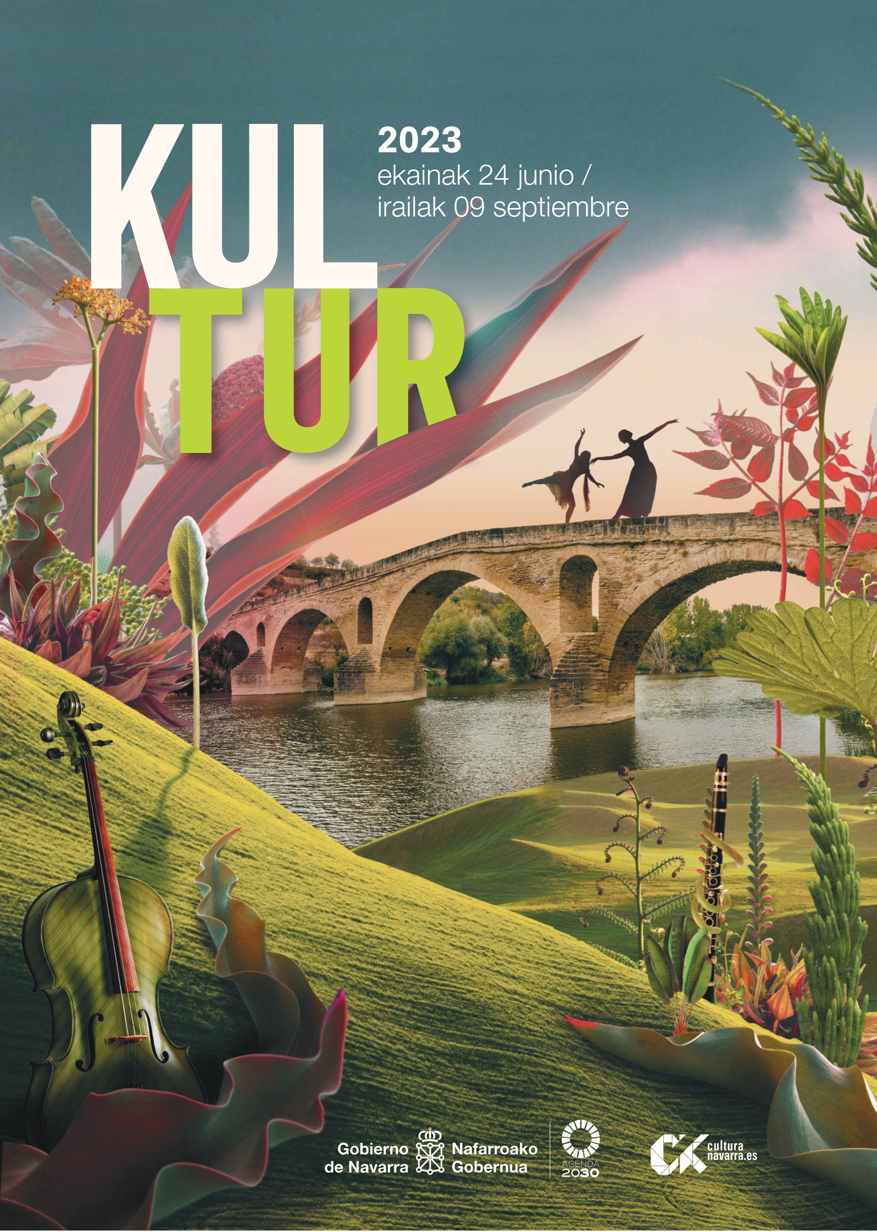 Cartel del programa Kultur 2023. 