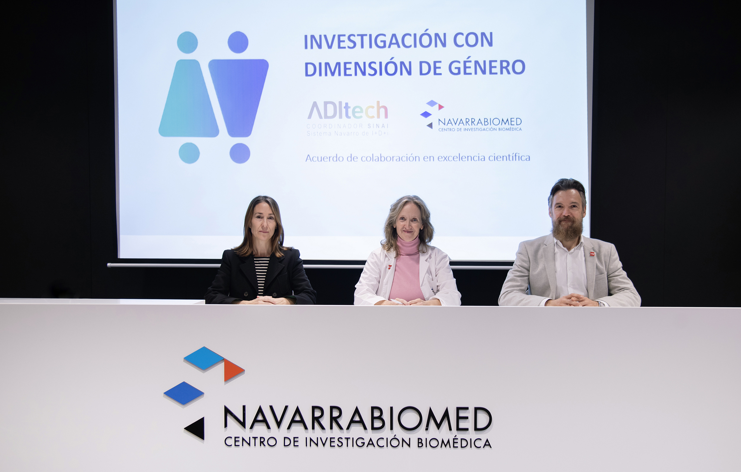 Imagen del artículo Navarrabiomed y ADItech se alían para potenciar la investigación biomédica con dimensión de género y alcanzar la excelencia científica