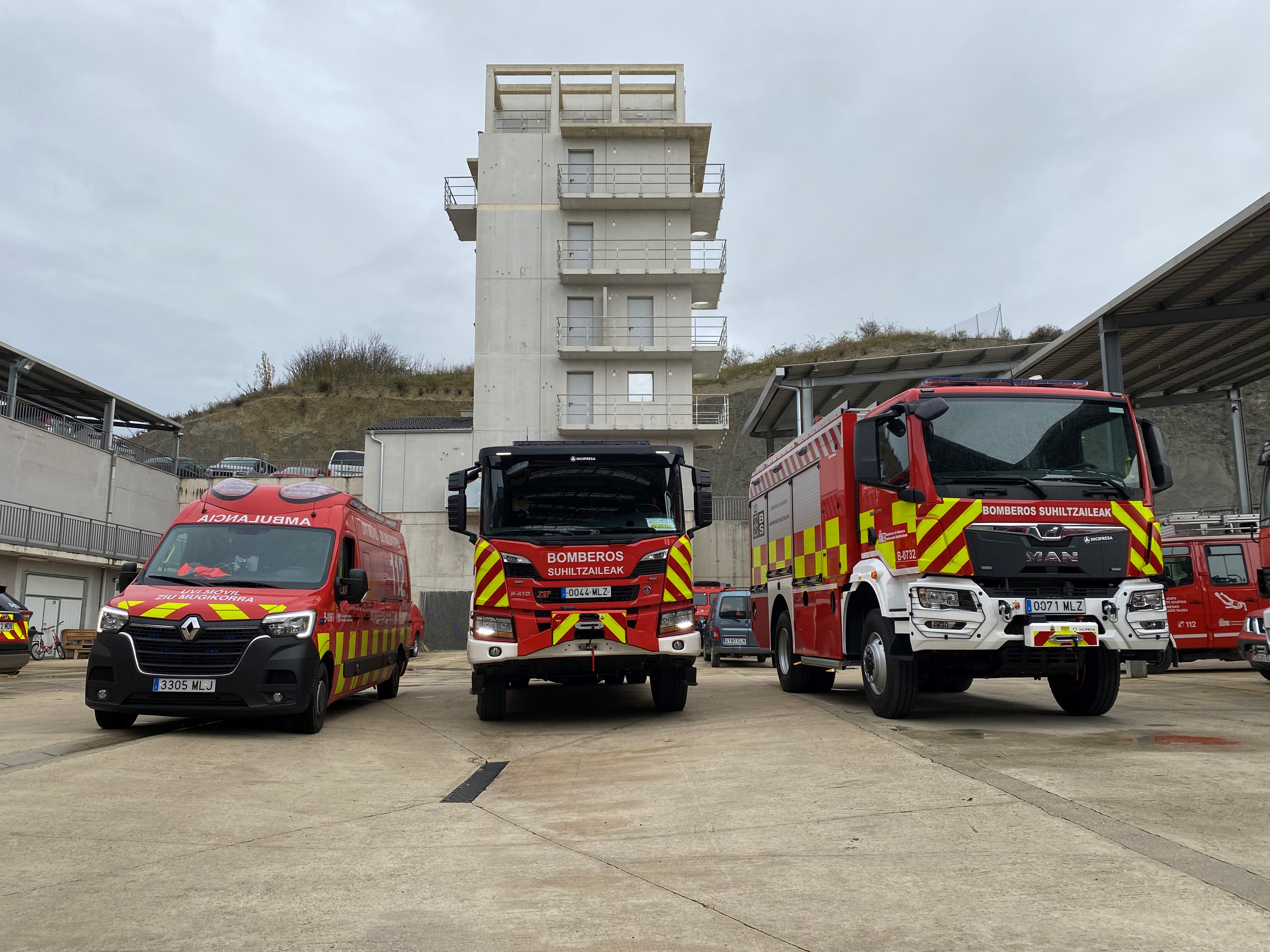 Imagen del artículo La flota del Servicio de Bomberos se refuerza con tres nuevos vehículos por importe de 1,05 millones