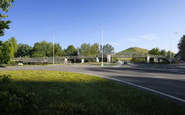 Imagen del artículo Cohesión Territorial adjudica por 1,2 millones de euros la pasarela que conectará Arre con Villava