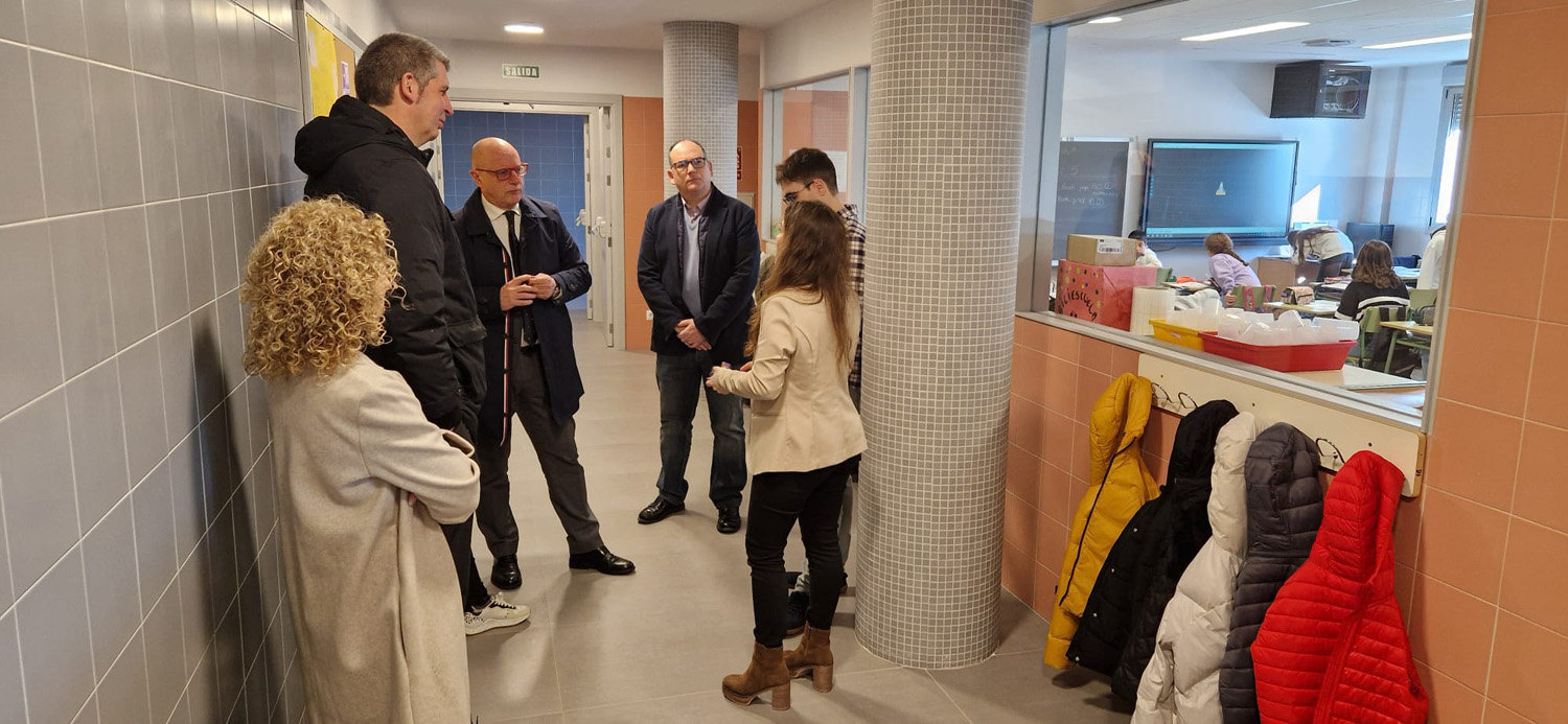 Imagen del artículo El colegio de Fitero disfruta ya de seis nuevas aulas, ascensor y más espacio de comedor tras una inversión de Educación de 1 millón de euros