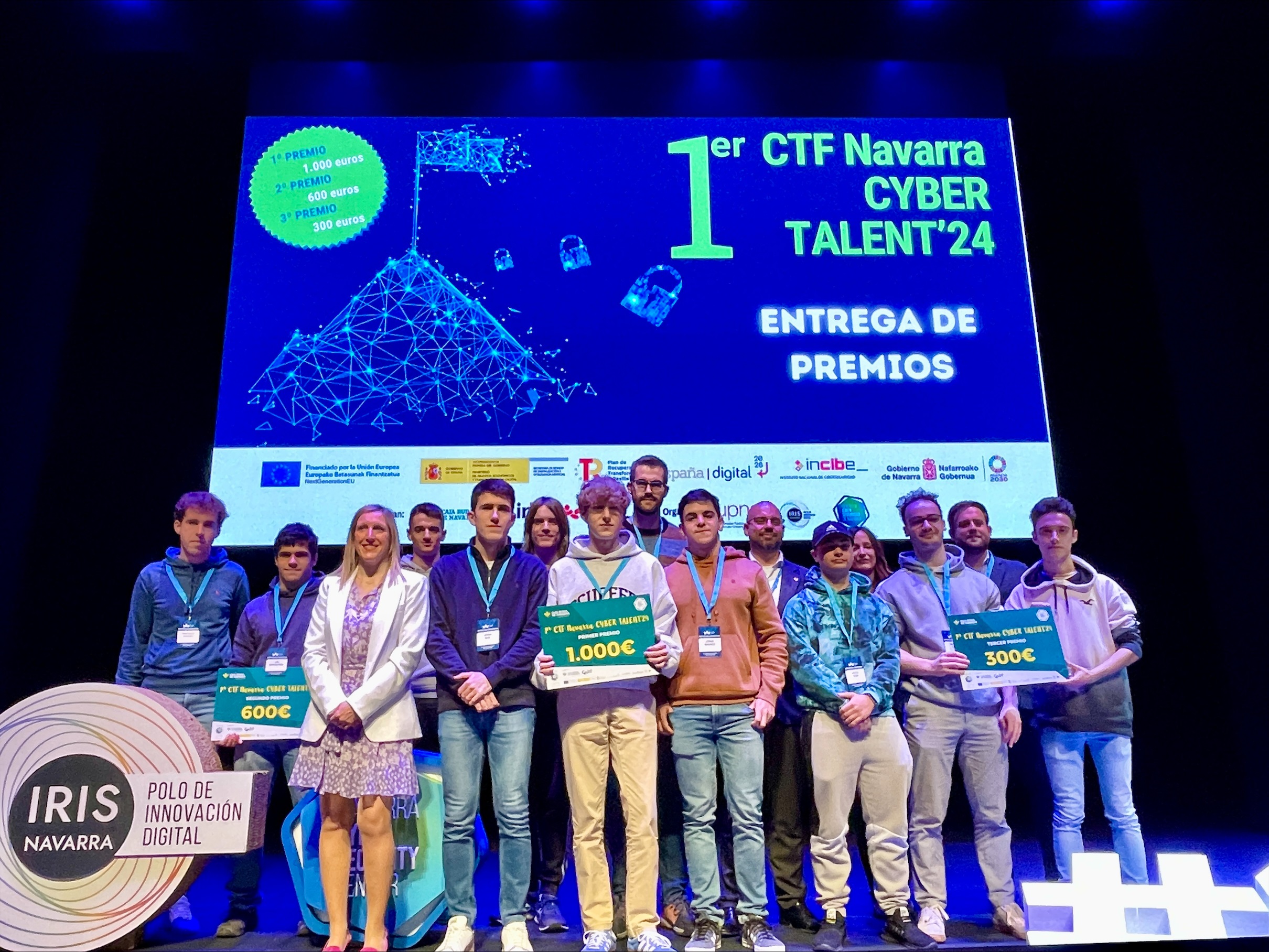 Imagen del artículo Los equipos 'JIJ', 'Sudoers del mal' y '0programmation', ganadores del primer desafío de Ciberseguridad de Navarra en el marco del #OTDChallenge