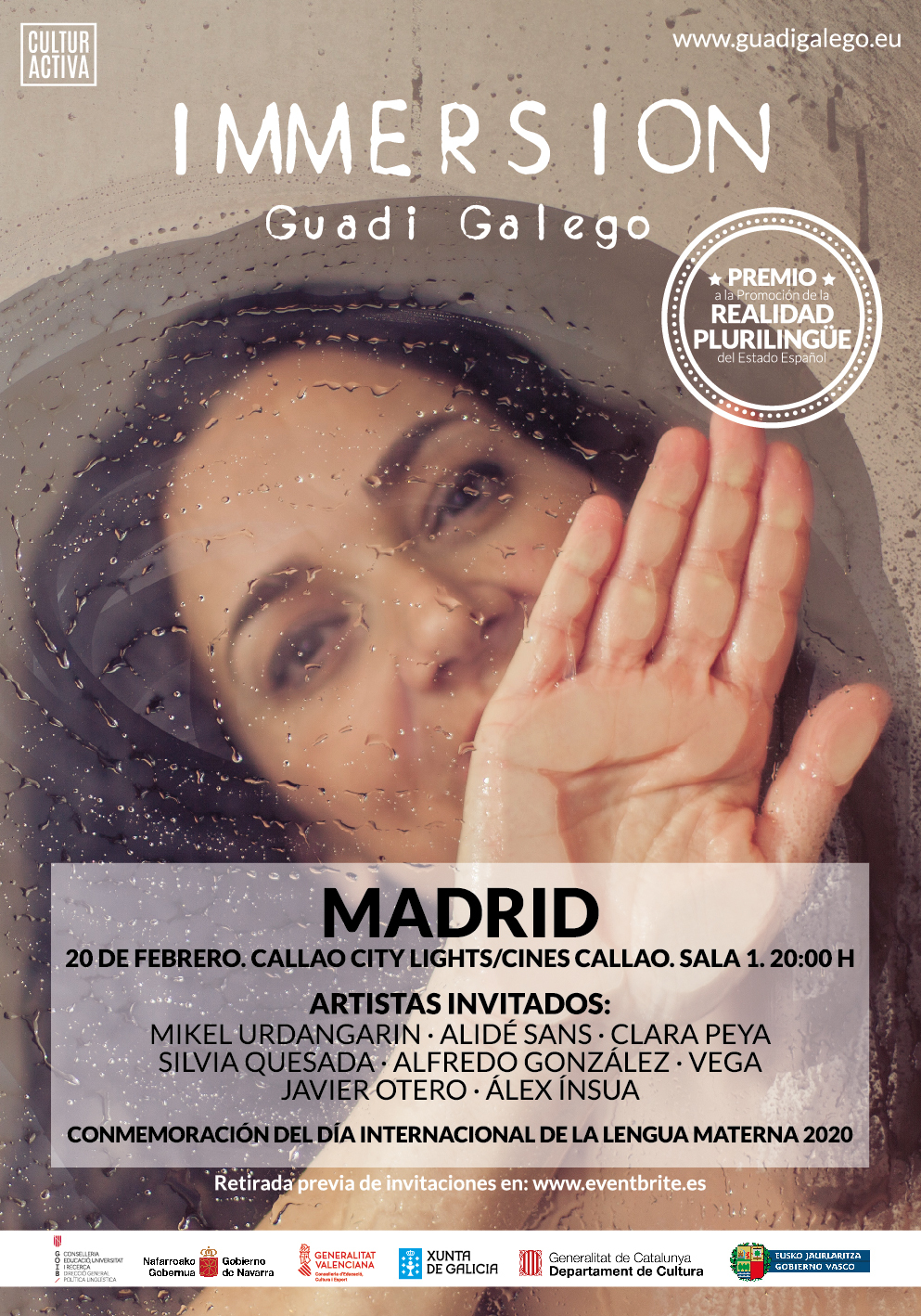 Navarra entregará el Premio a la Promoción de la diversidad lingüística en España a la artista Guadi Galego