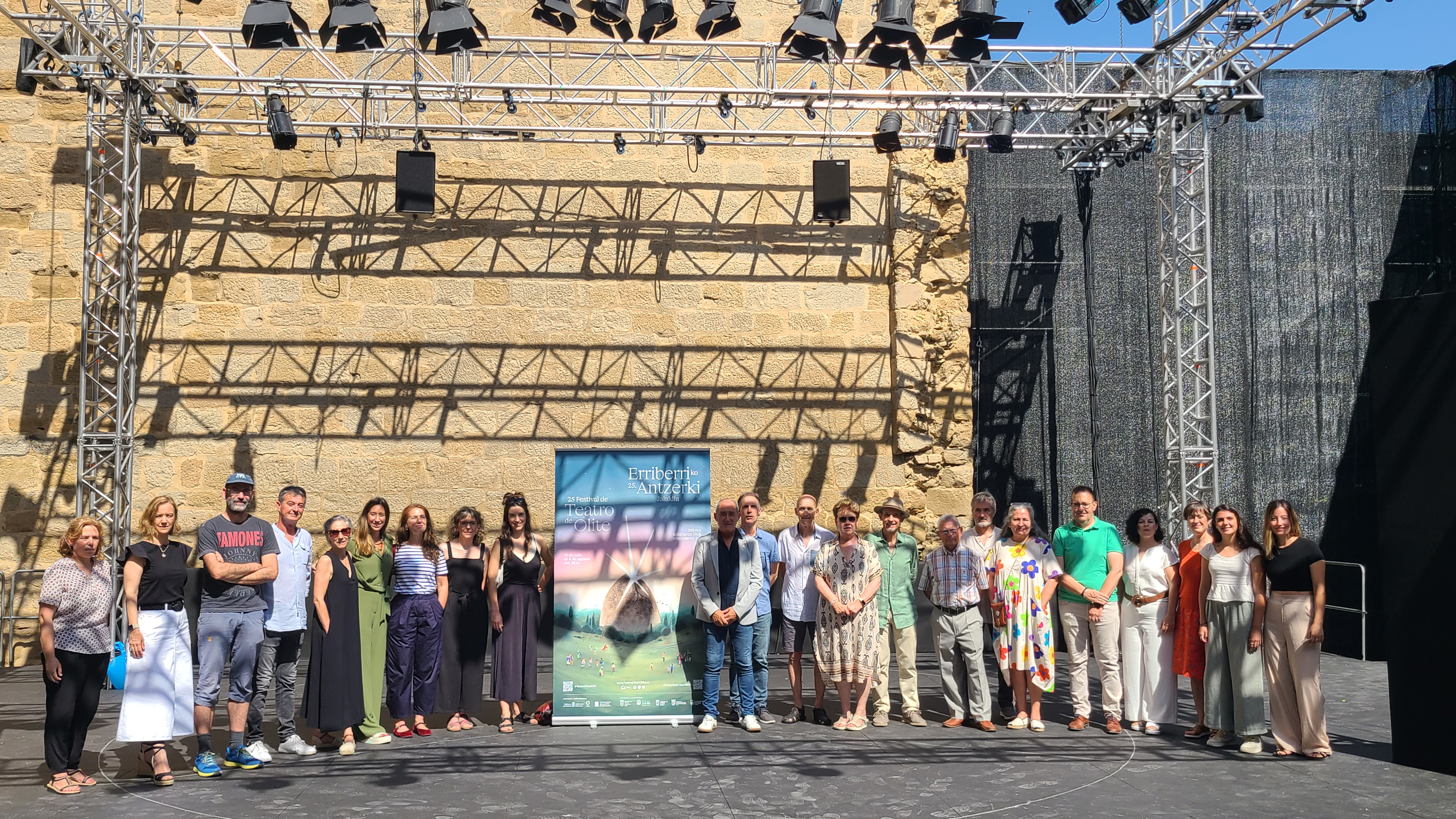 Presentación del 25 Festival de Teatro de Olite, que se inaugura este 
viernes.