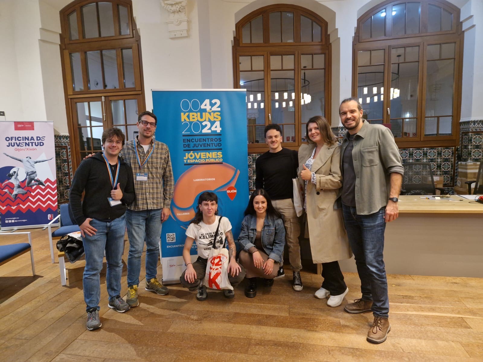 Imagen del artículo Navarra, presente en los Encuentros Internacionales de Juventud de Cabueñes 

Jóvenes y espacio público ha sido el lema elegido para la 42 edición de este encuentro que ha contado con la participación activa del Instituto Navarro de la Juventud   	 		 		14/10/2024 		    		 			 			 				 						 							camera_alt