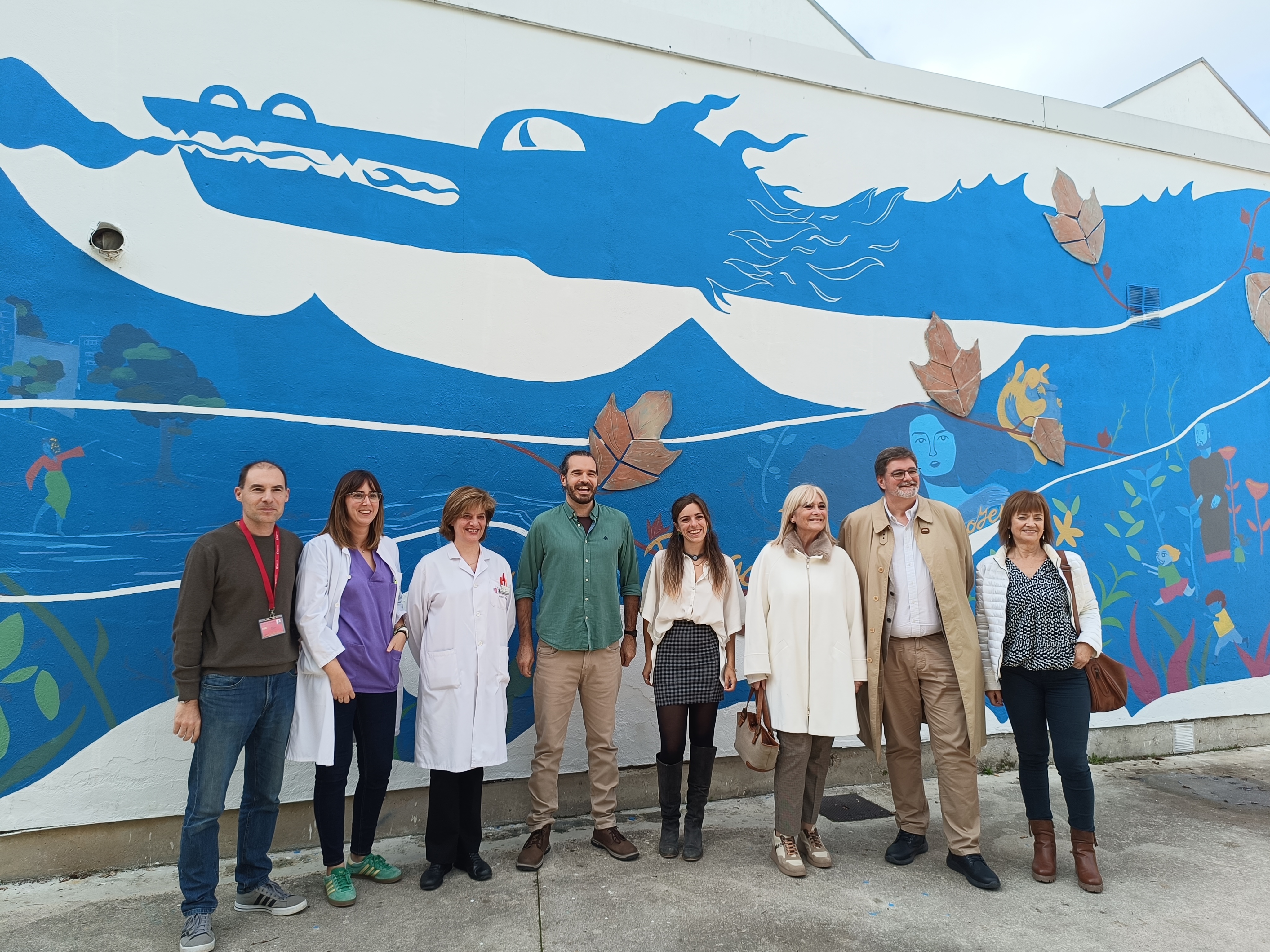 Imagen del artículo El trabajo San Jorge y su Alma, de la artista Garazi Valluerca, ya luce en los exteriores del Centro de Salud de San Jorge 

La iniciativa se enmarca en el programa Arte y Hospitales, impulsado por el Instituto Navarro de la Juventud y el Departamento de Salud para potenciar a jóvenes artistas y humanizar los espacios sanitarios   	 		 		06/11/2024 		    		 			 			 				 						 							camera_alt