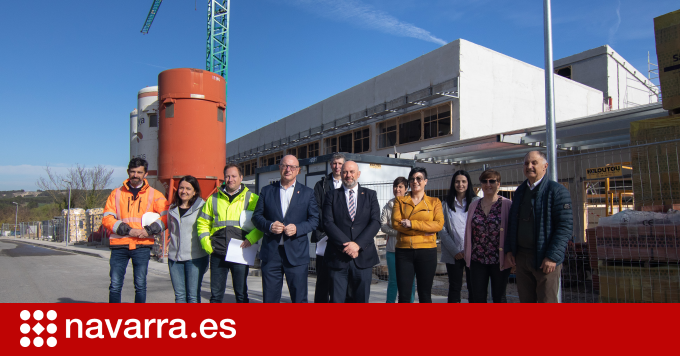 El nuevo colegio de Sesma abrirá sus puertas el 1 de septiembre